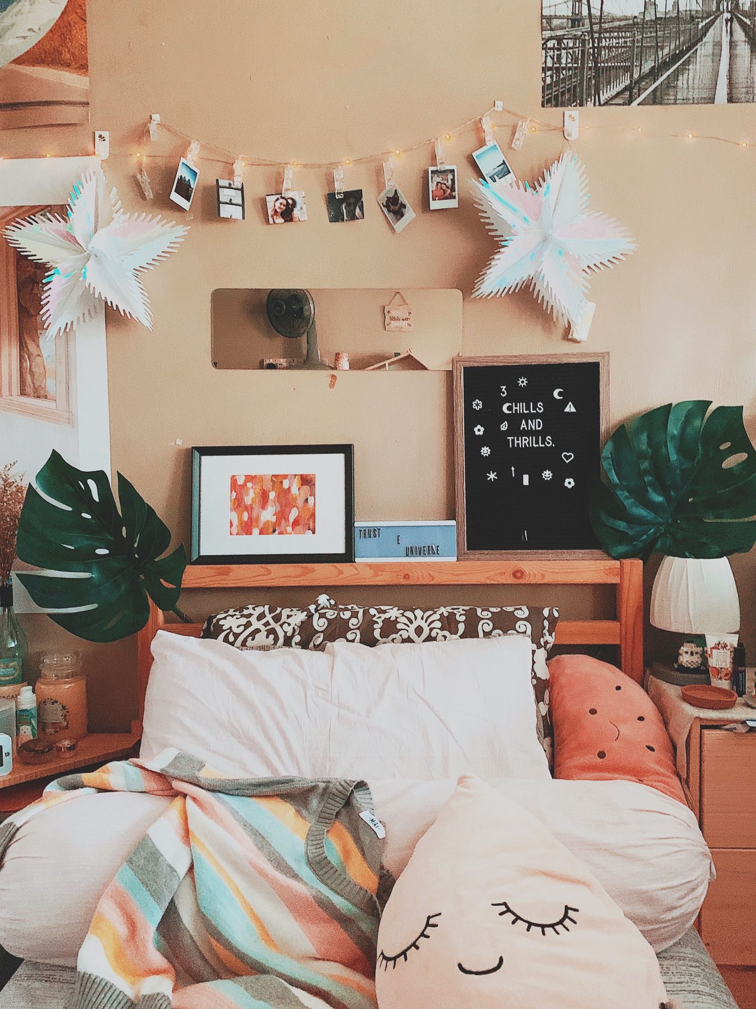College Core-style home interior styled by Her Homes Co. — personal, playful, nostalgic, expressive.